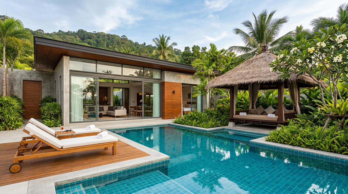 Pool villa