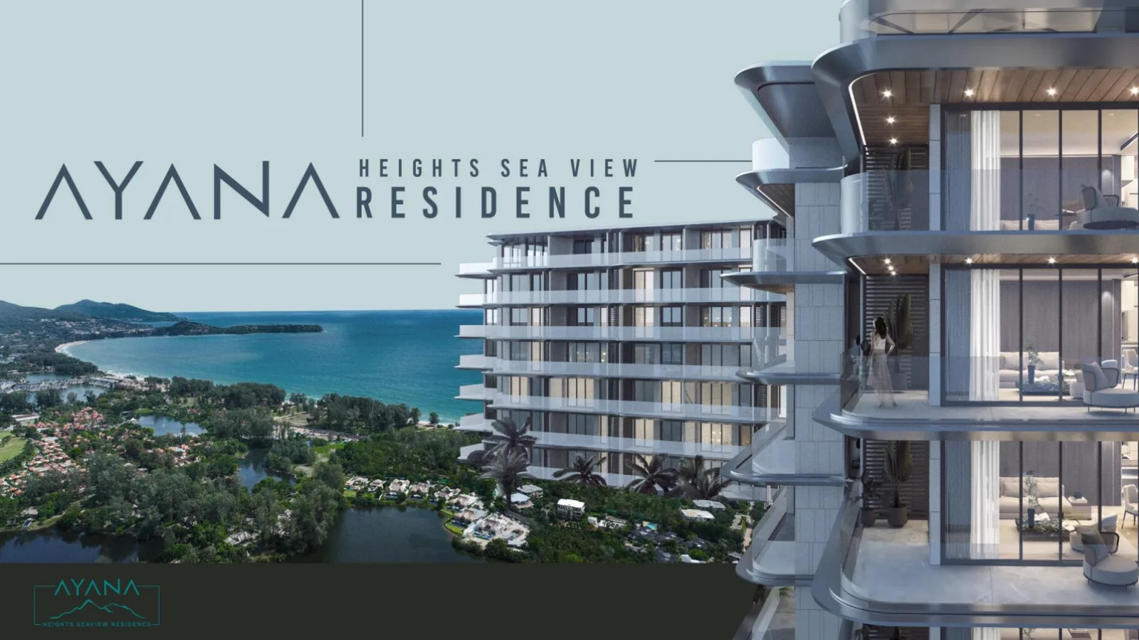 Ayana Heights landscaped arrival court