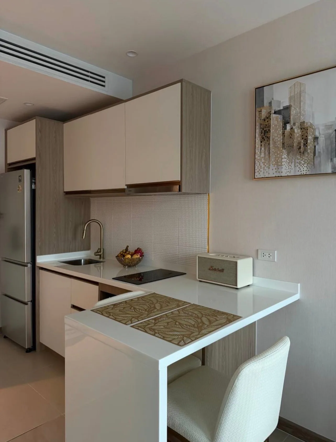 The City Phuket B317 kitchen with appliances