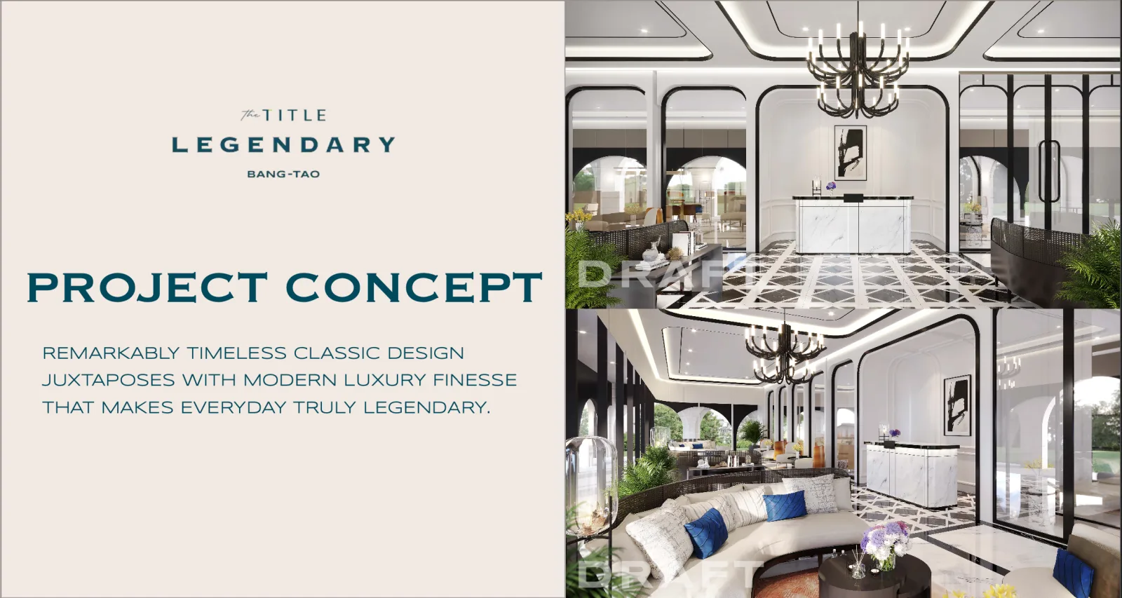 The Title Legendary fitness or wellness zone render