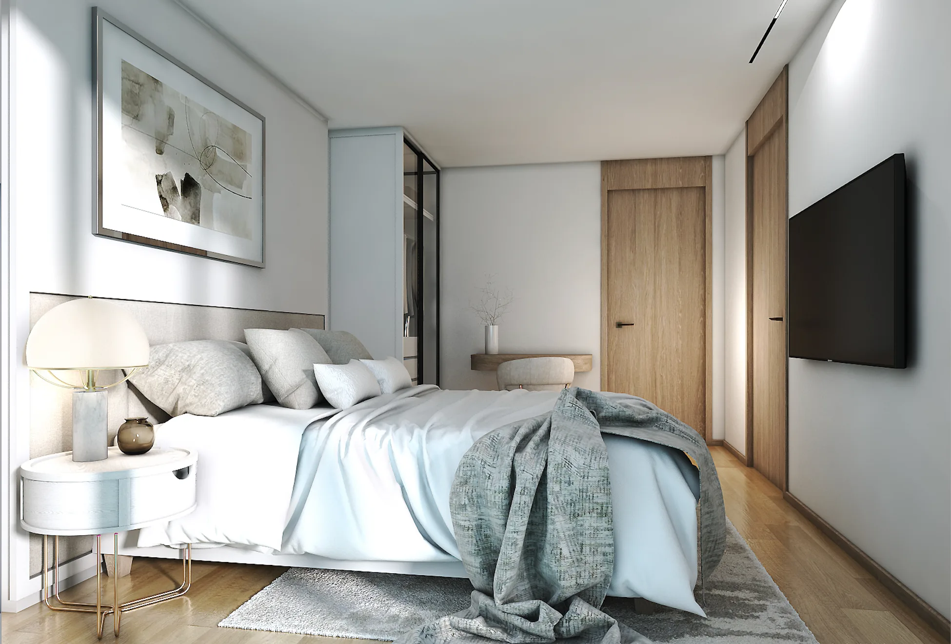 VIP Space Odyssey 2-bedroom second bedroom render