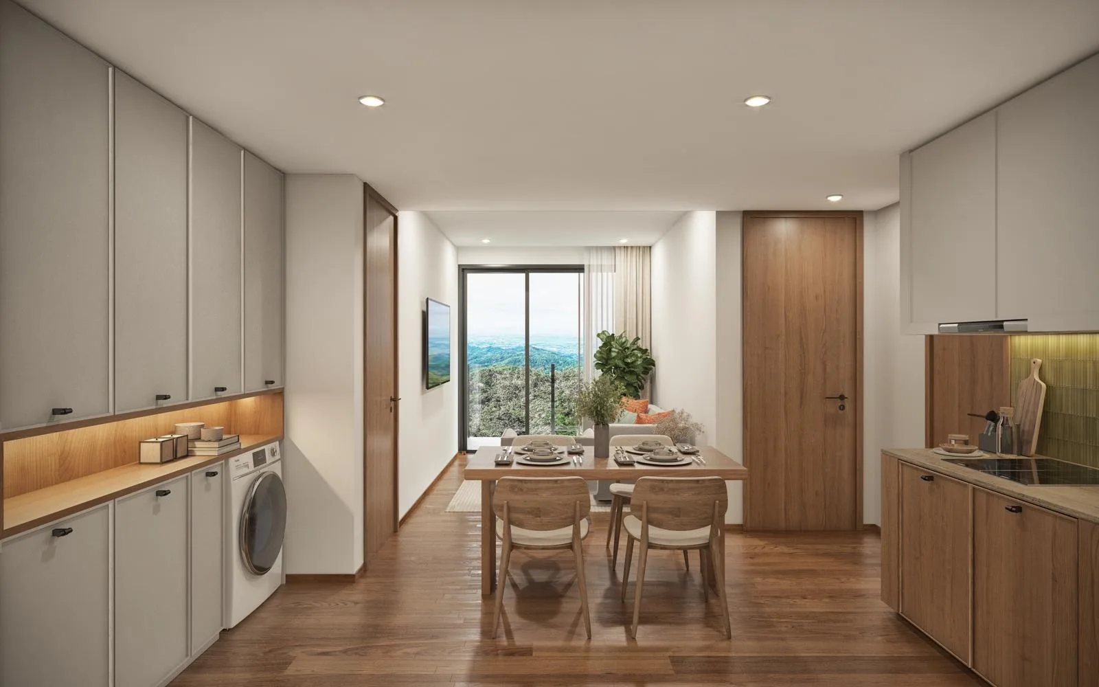 VIP Tropika 2-bedroom interior render