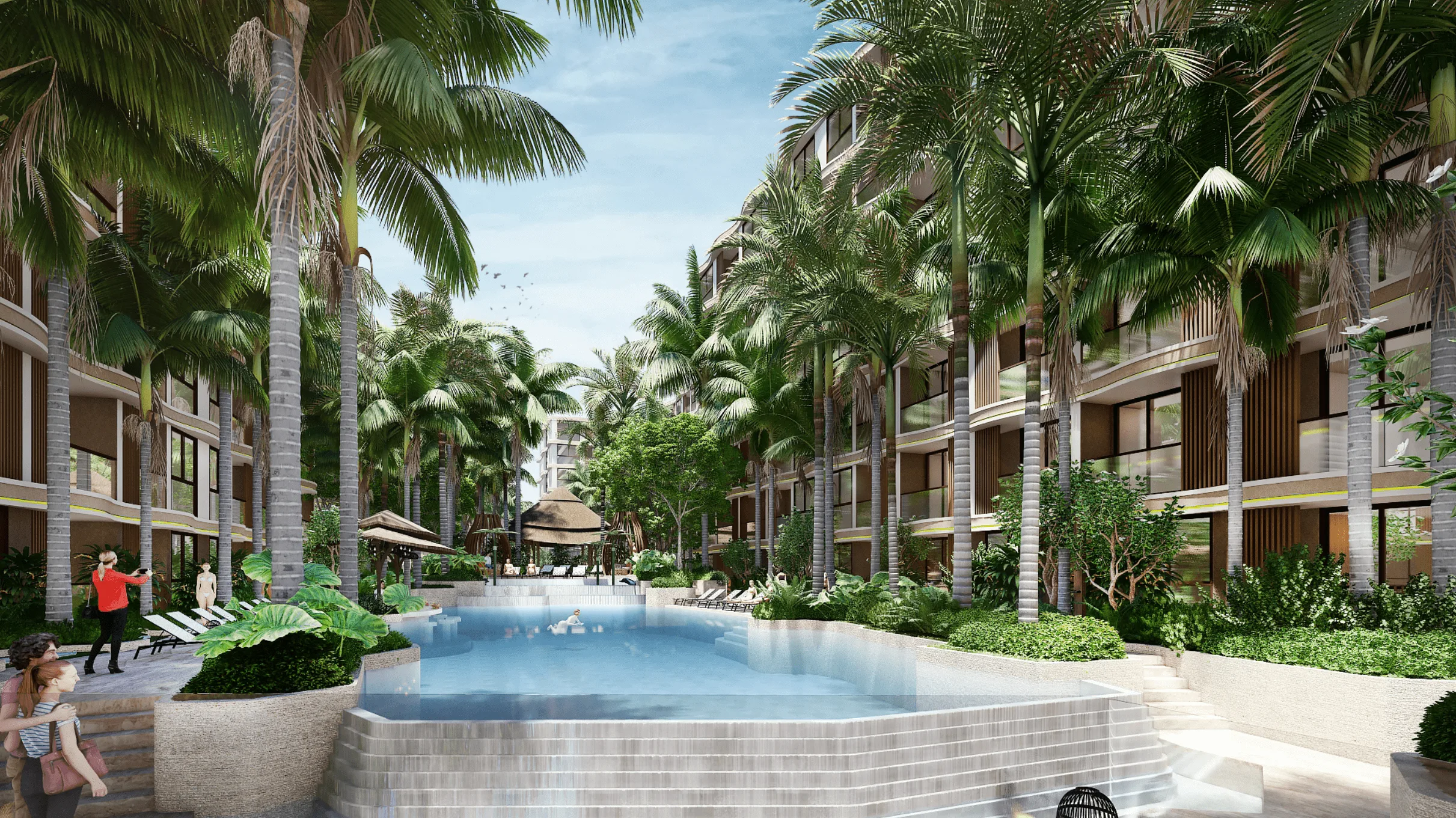 VIP Tropika resort facility render