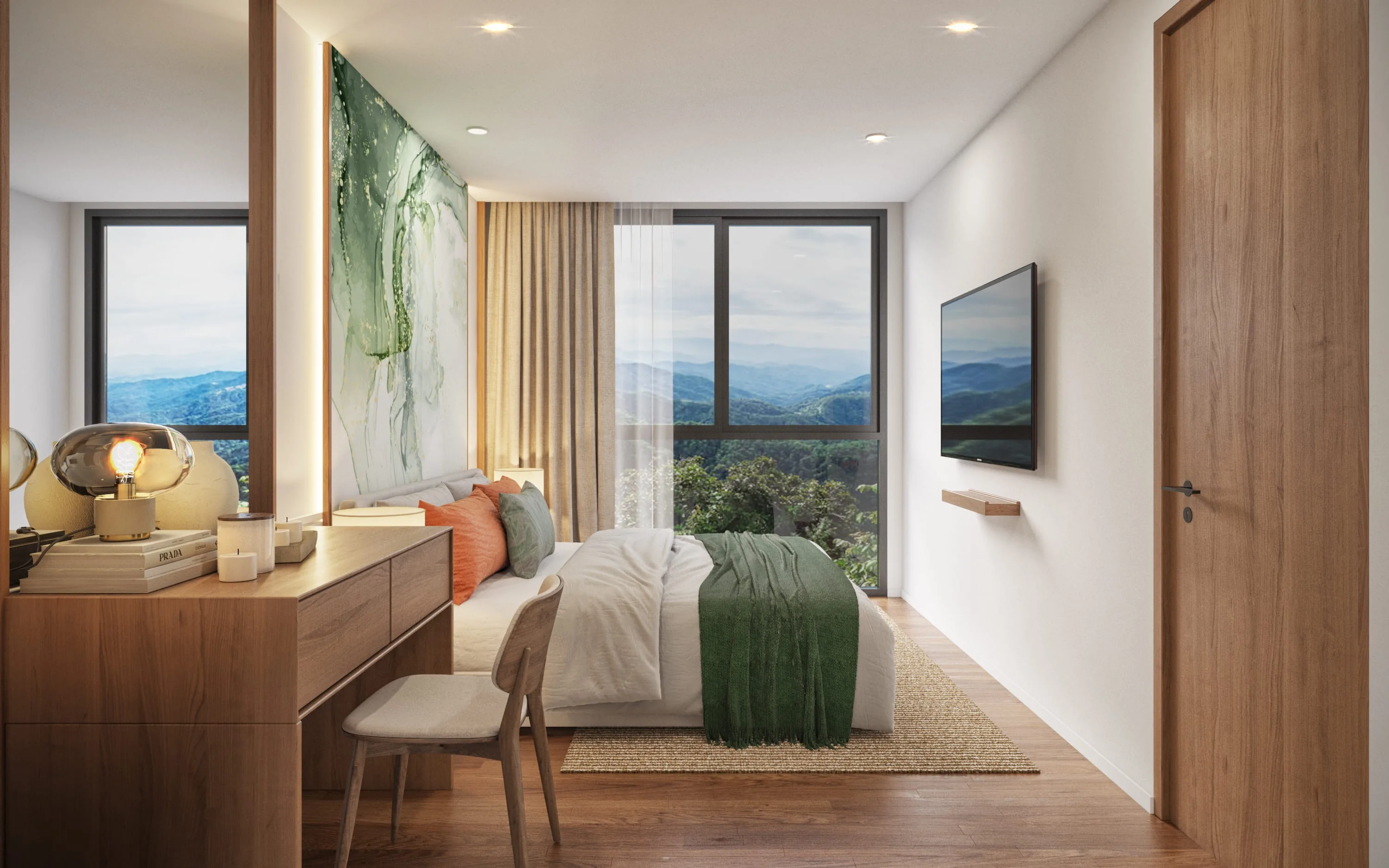 VIP Tropika 1-bedroom bedroom render