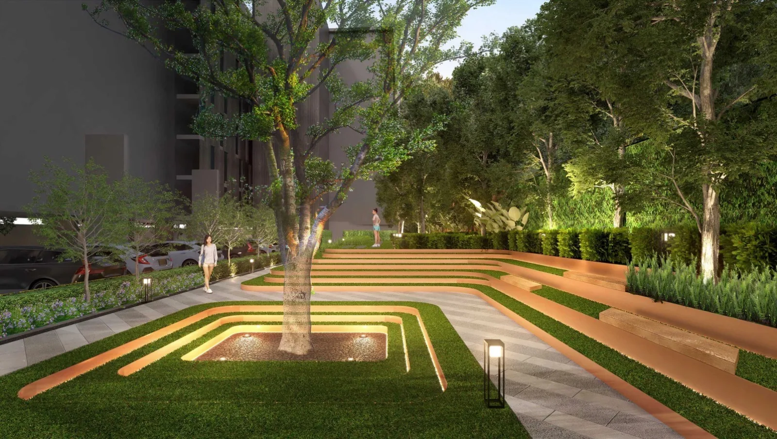VIP Venus Karon landscaped garden with terraced lawns