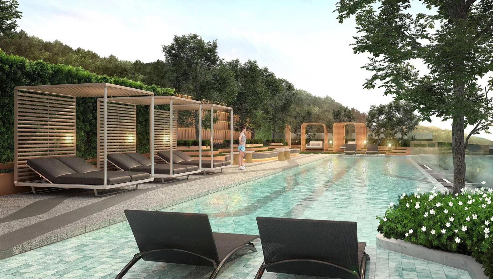 VIP Venus Karon pool deck render
